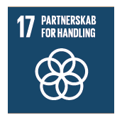 Logo for Verdensmål nr. 17: Partnerskab for handling