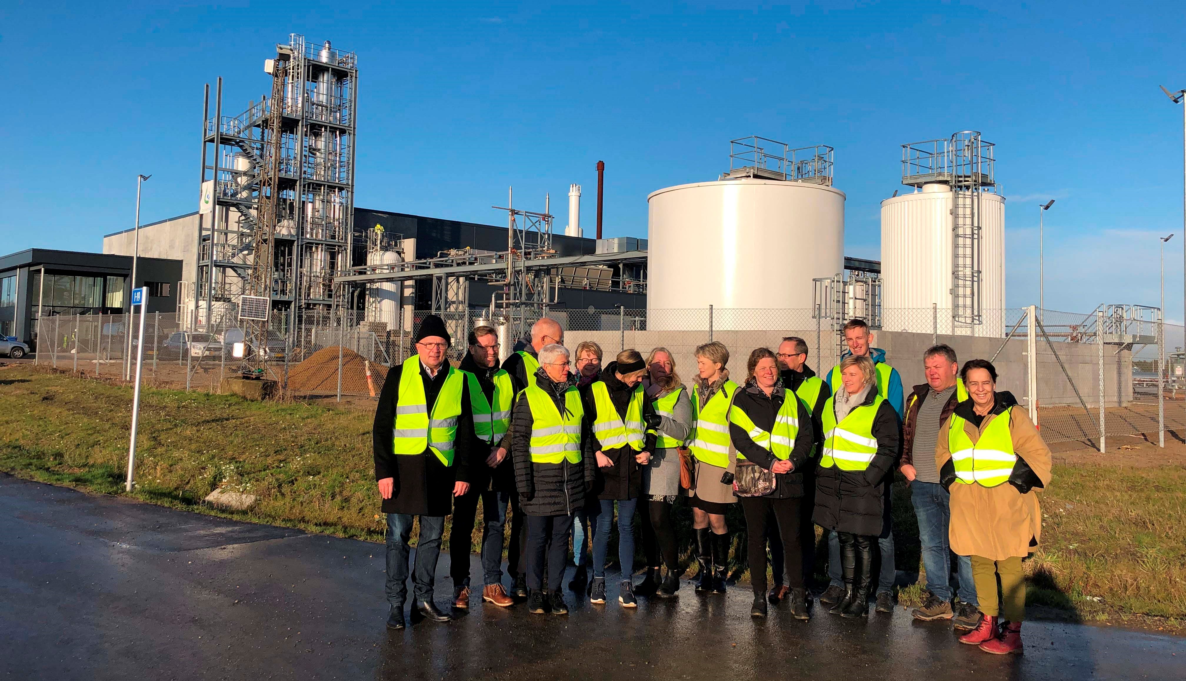 Billedet er Norge-delegationens besøg i Skive i november 2019, hvor de bl.a. fik en rundvisning på GreenLab Skive. 